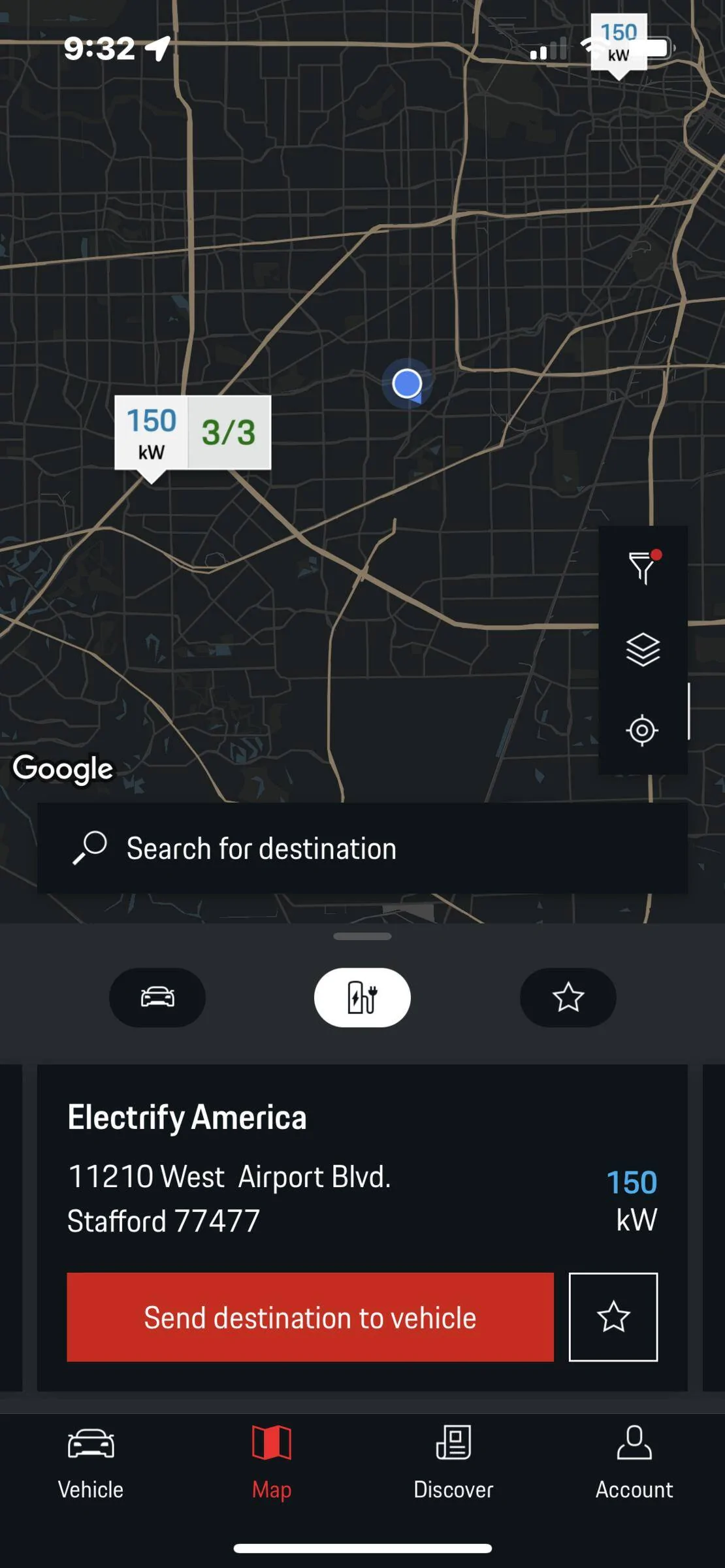 Porsche Taycan How-To: Select a Charger in MyPorsche App IMG_4853