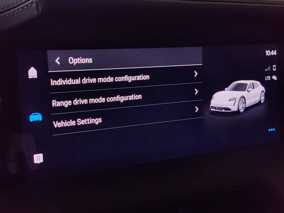 Porsche Taycan Help please - I am not able to adjust max speed for Range mode received_462728922128987