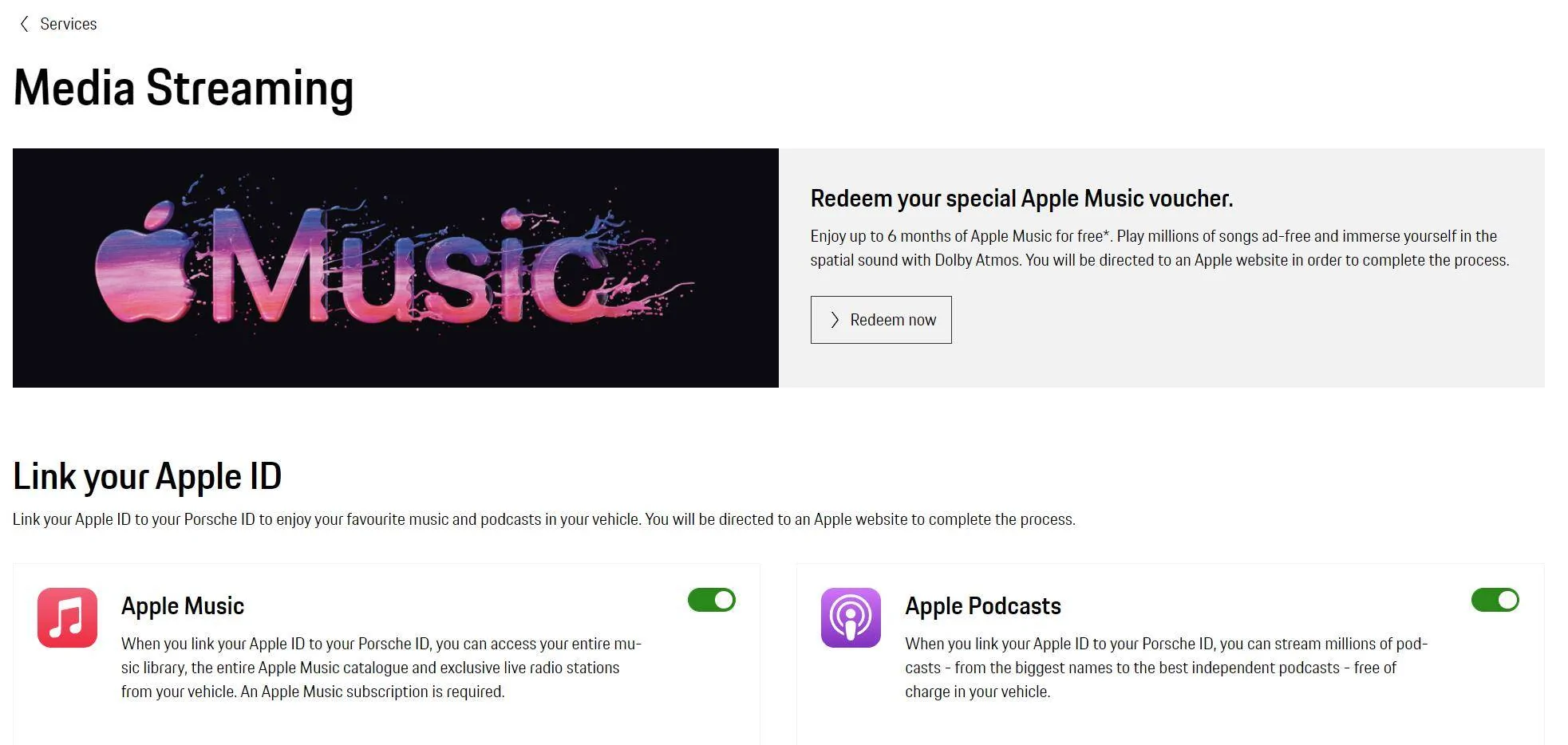 Porsche Taycan Apple Music Login Issue 1642519068580
