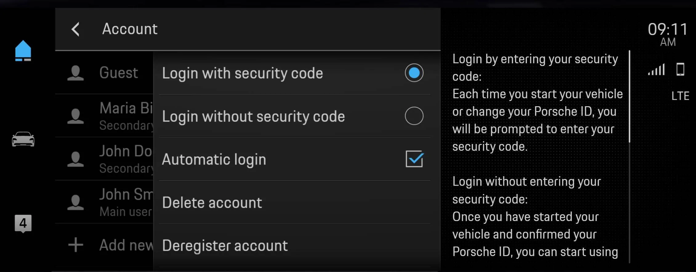 Porsche Taycan Apple Music Login Issue 1642521608066