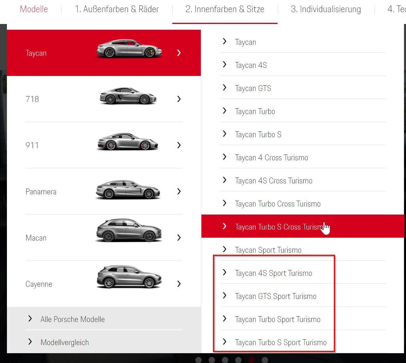 Porsche Taycan Taycan Sport Turismo now available in all powertrains 1642573818936