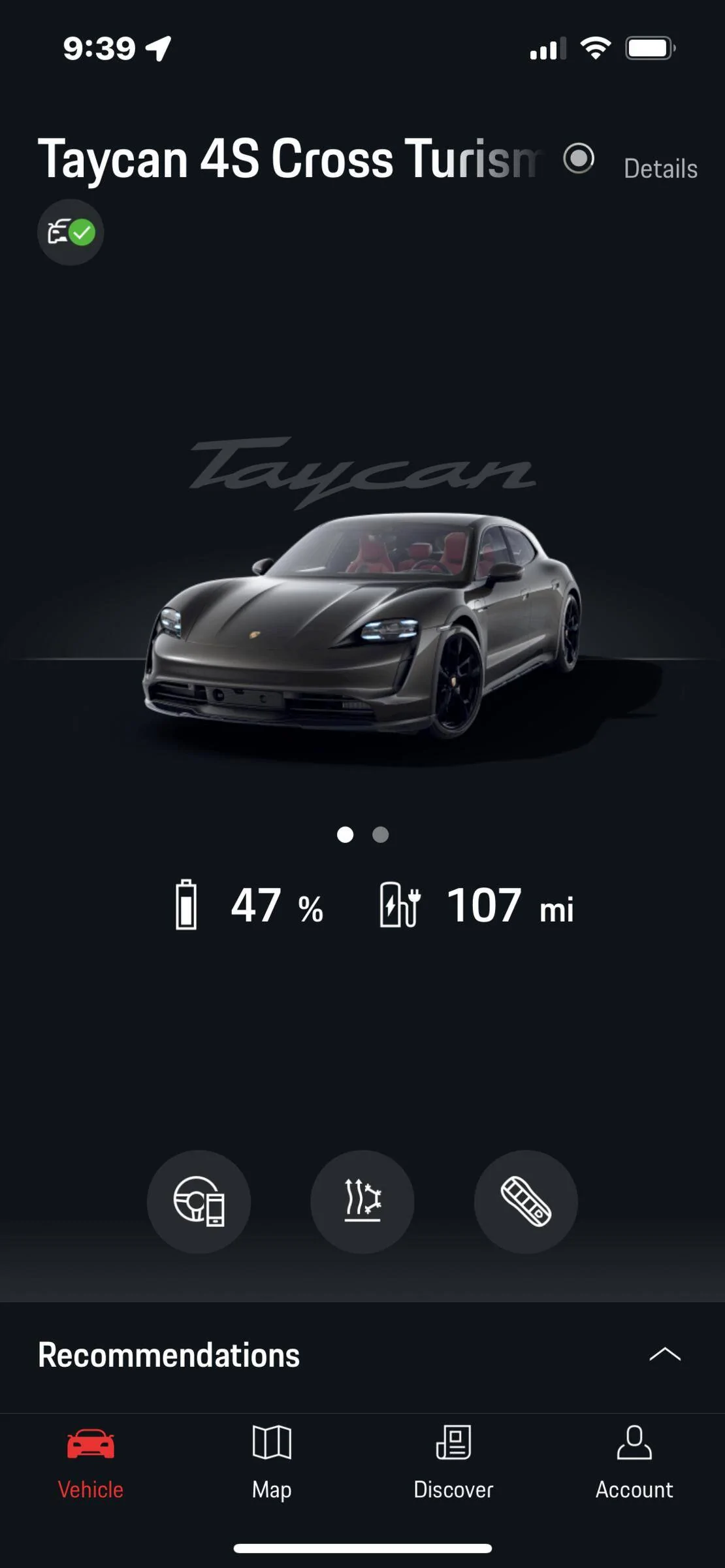 Porsche Taycan Battery decline when parked IMG_4868