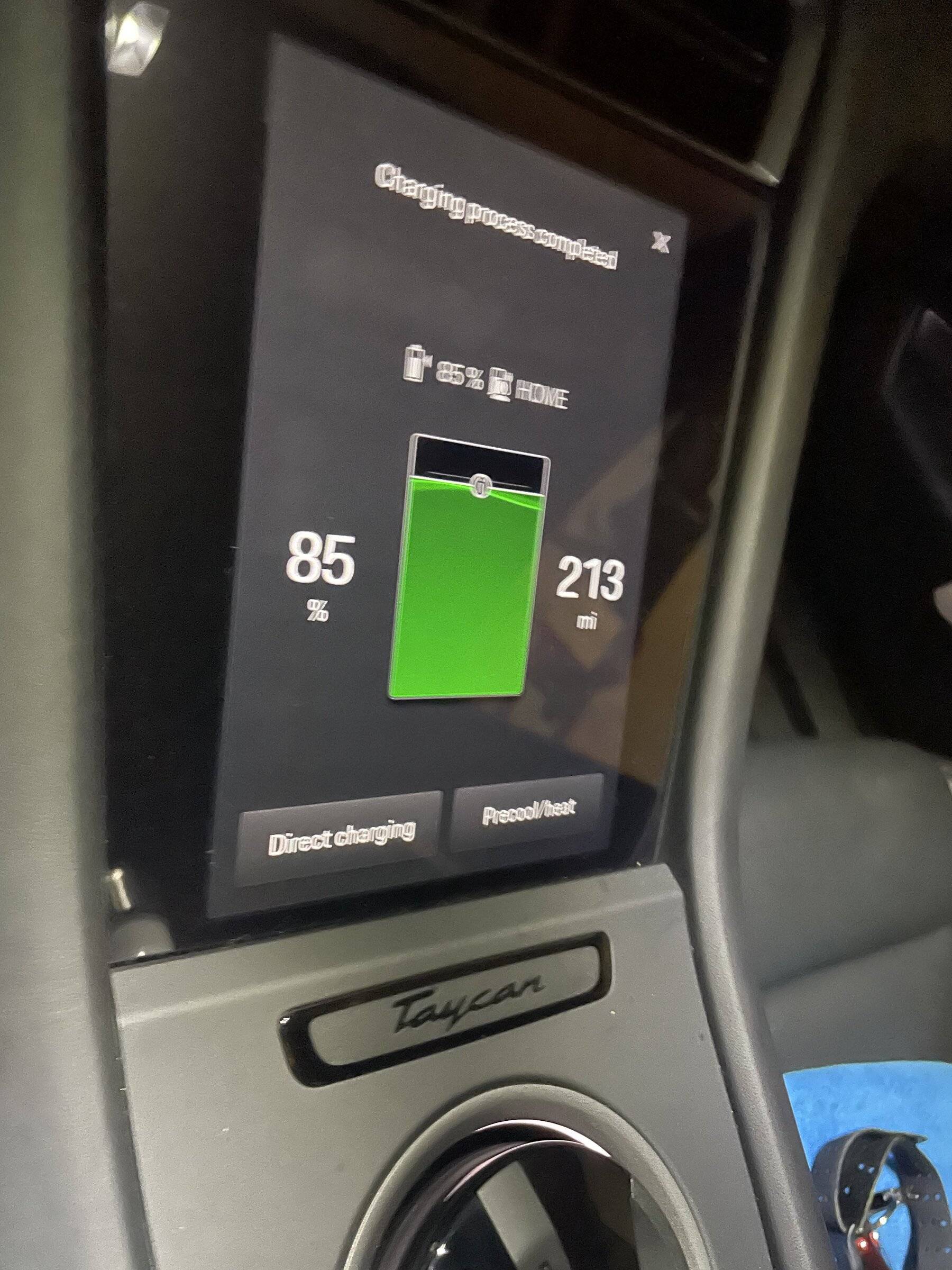 Porsche Taycan Best Range Yet After 100% Charge IMG_2530