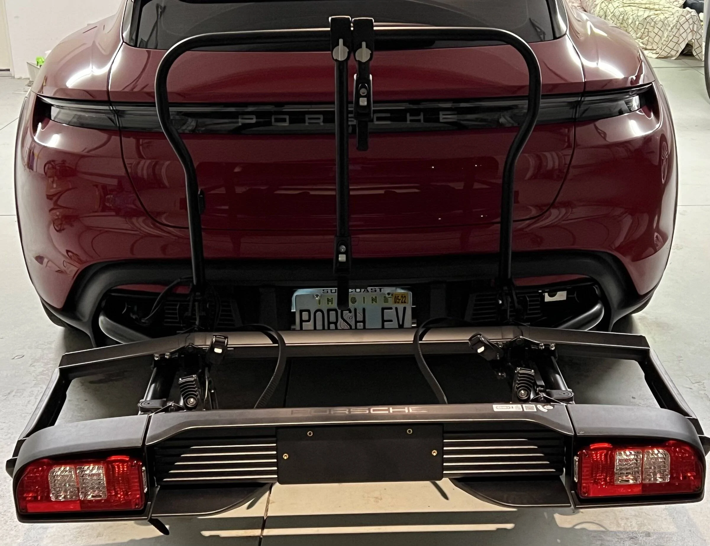 Porsche Taycan Porsche Rear Bike Rack 6B9742FB-40A2-44AB-8697-F817CDB569DF