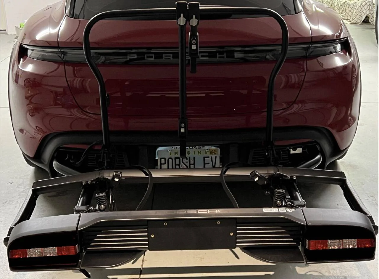 Porsche Taycan Porsche Rear Bike Rack Screen Shot 2022-01-21 at 12.56.16 PM