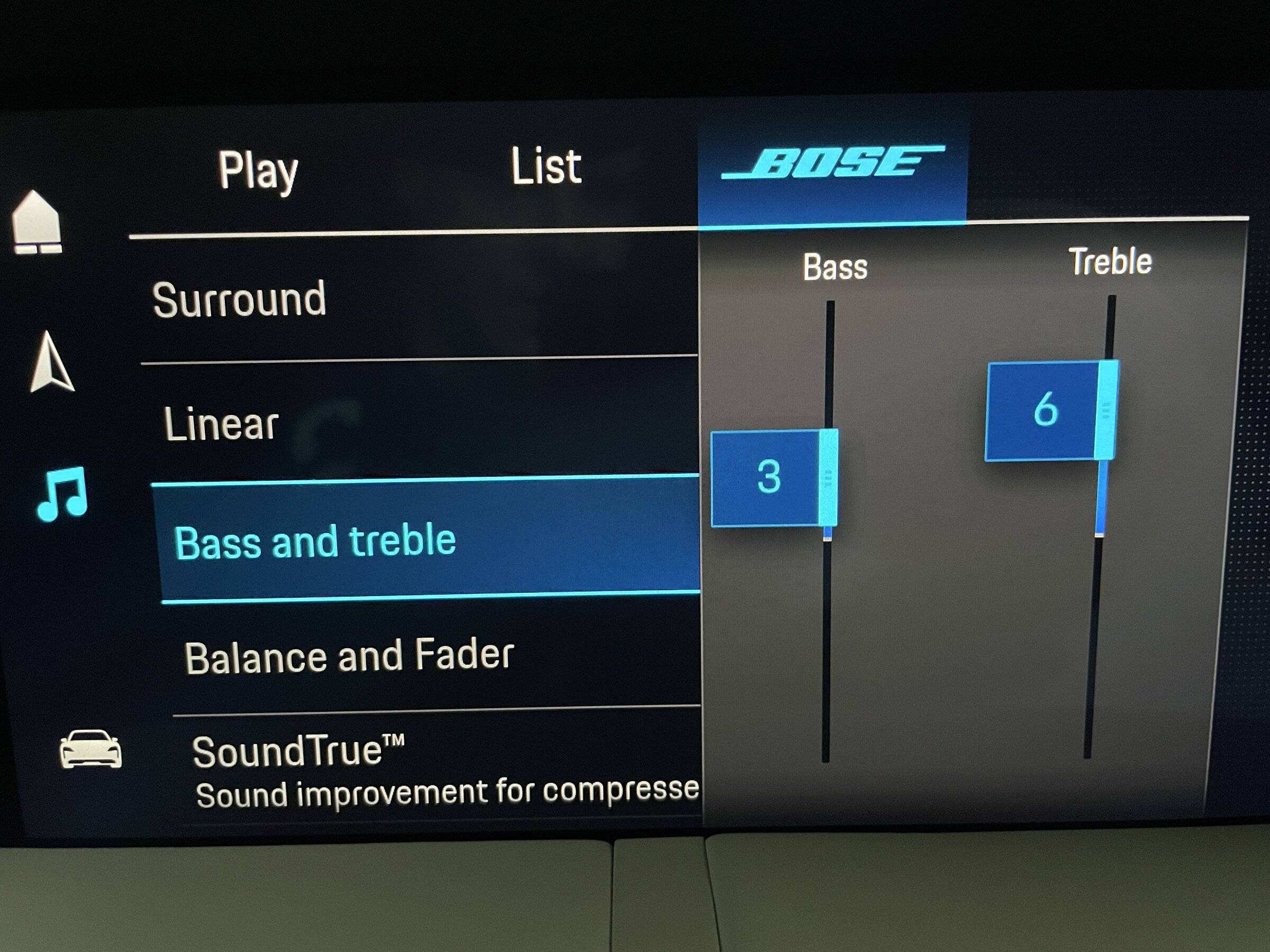 Porsche Taycan Best Bose settings? IMG_9150