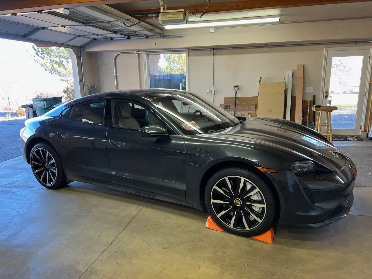 Porsche Taycan 20" Tequipment Design Winter Set Installed IMG_0022
