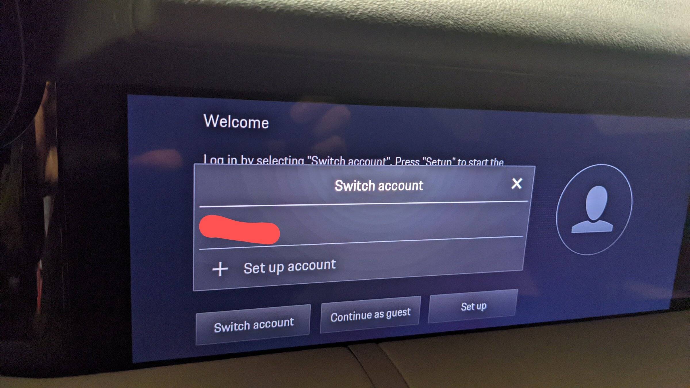 Porsche Taycan User profile selection now gone - something going at Porsche? PXL_20220127_002357108.MP~2