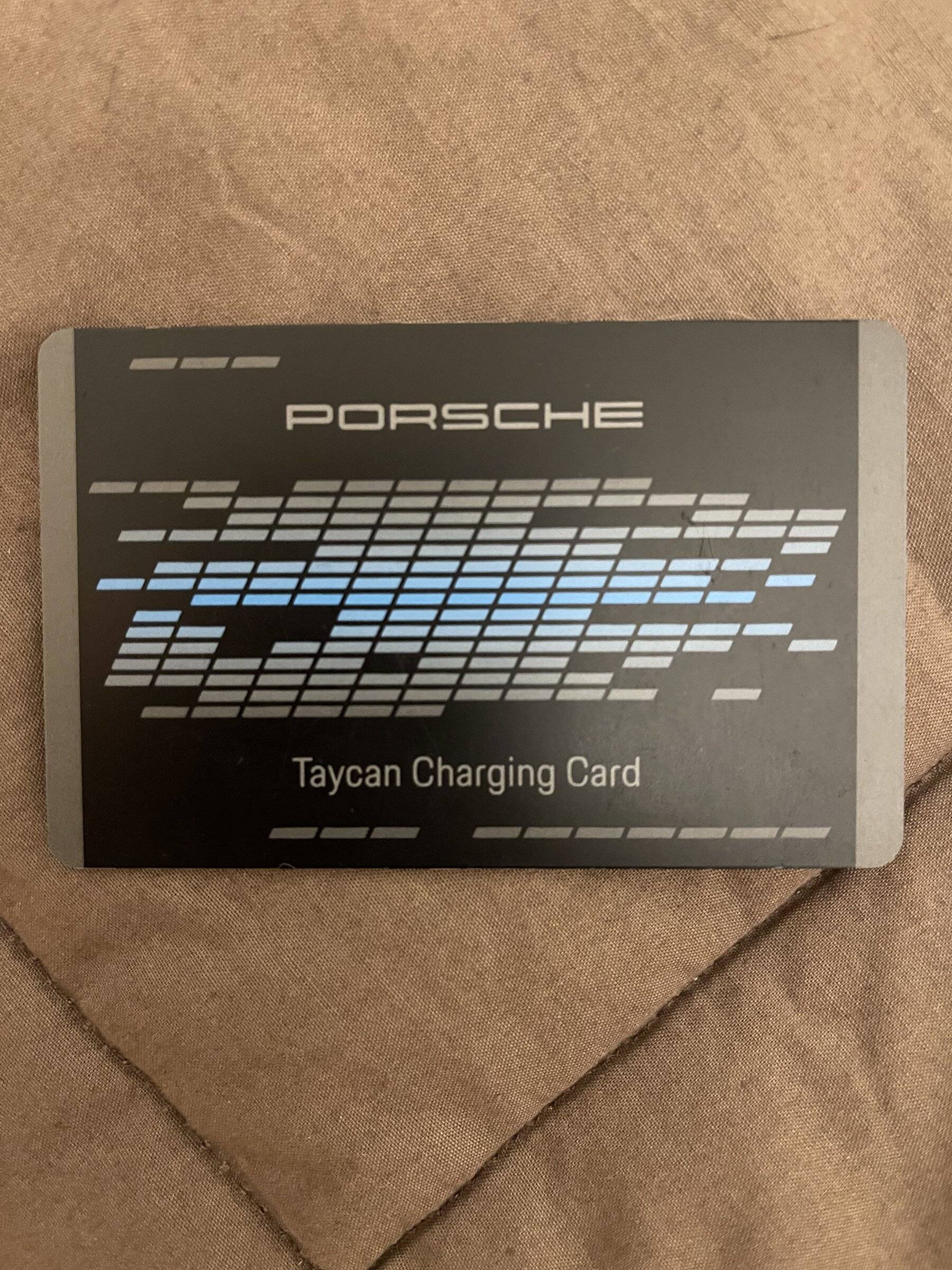 Porsche Taycan Porsche Dealership Chargers - Charging Card? tempImageuhT3Q6