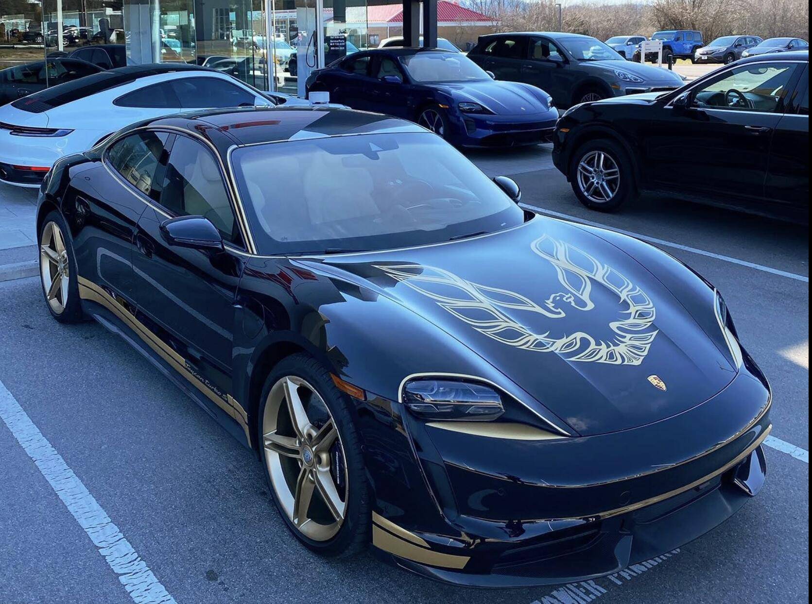 Porsche Taycan Found this gem on reddit 1643419004982