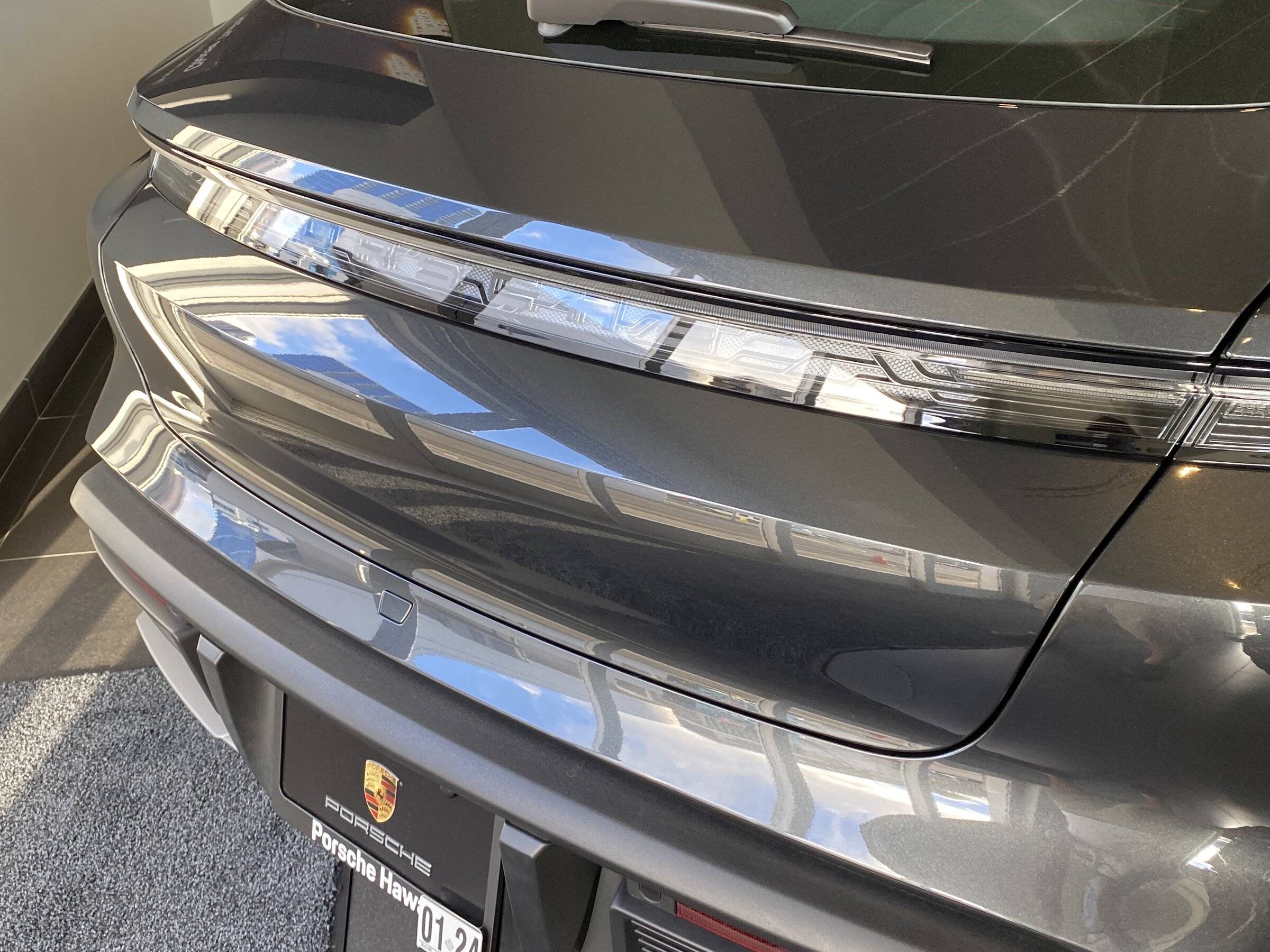 Porsche Taycan Jan Delivery Taycan CT rear