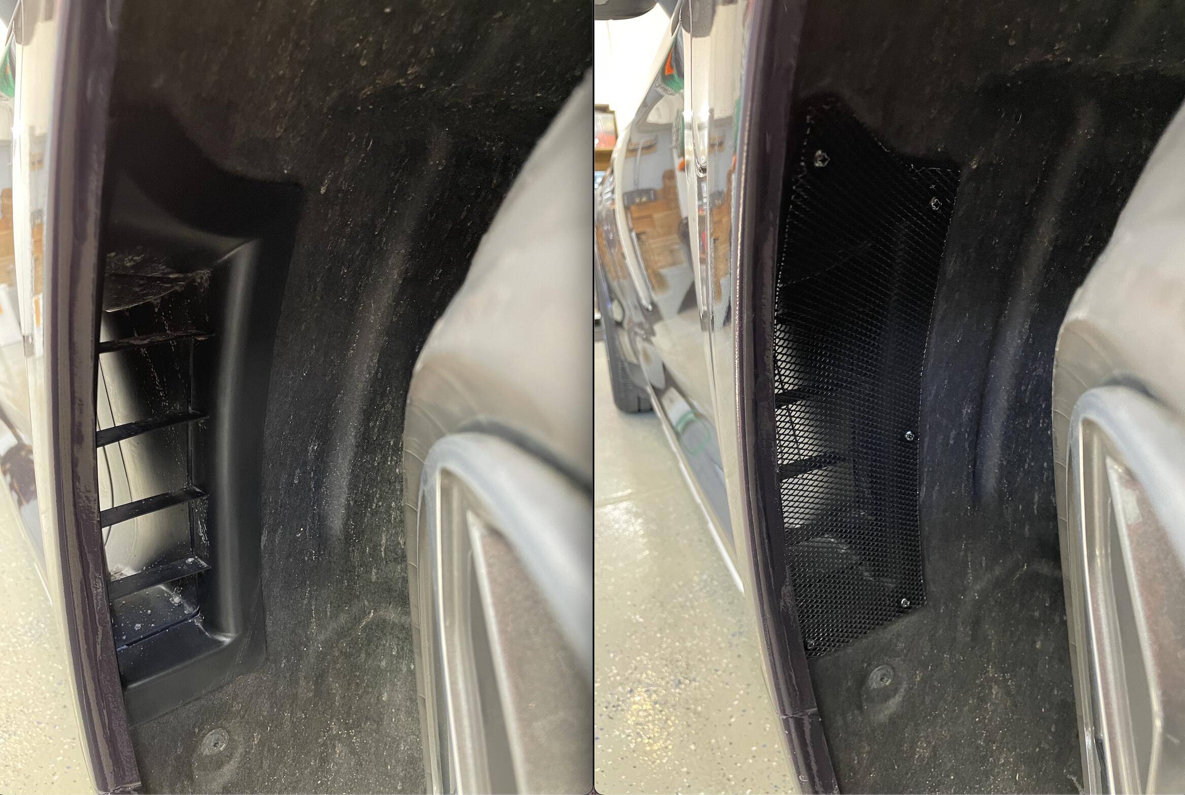 Porsche Taycan My DIY mod of the front fender air vents. Screen Shot 2022-01-29 at 12.52.16 PM