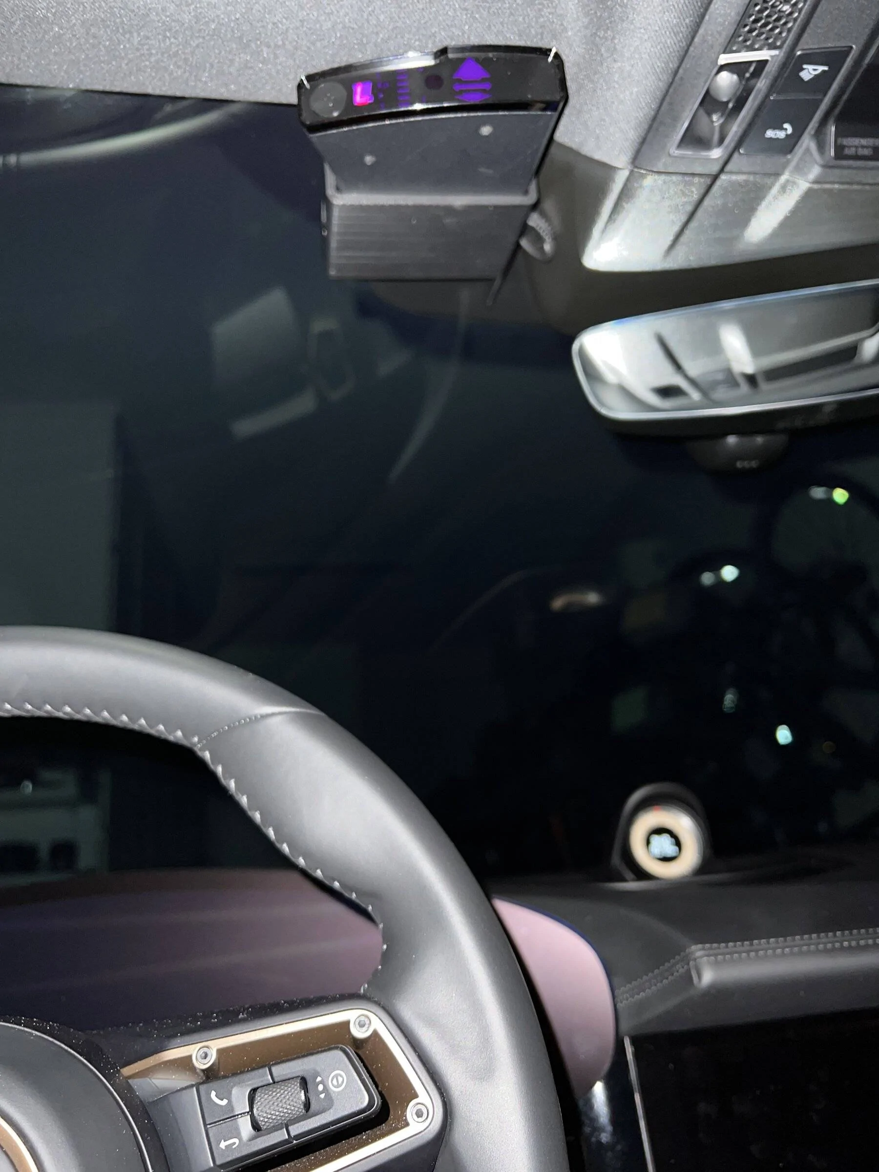 Porsche Taycan 3D Printed Valentine 1 Radar Mount (Optimized for Thermally Insulated Windshield) 895C3276-19DA-4632-B1EE-068F9E2F0C96