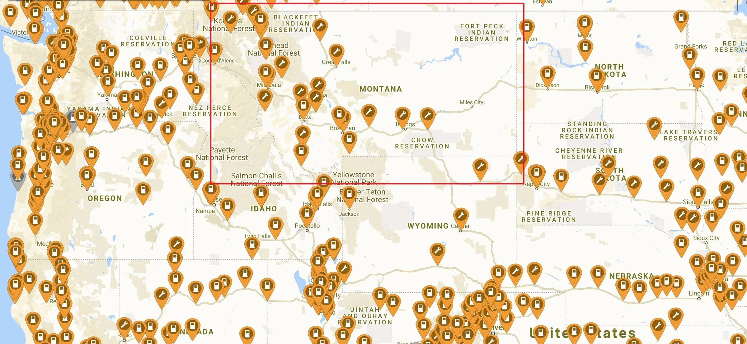 Porsche Taycan New Charging Stations Bring Expanded Travel for Electric Vehicles Across Montana PlugShare MT