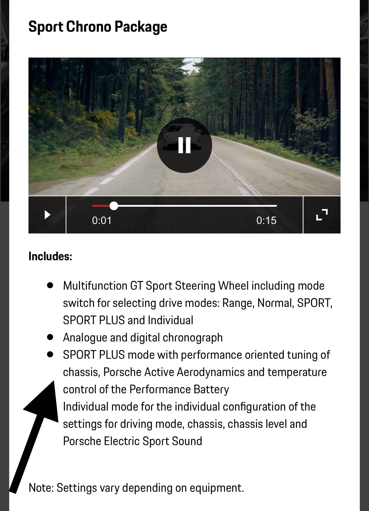Porsche Taycan What is the "power" difference you get with Sports Chrono pack? 60F95894-85A7-47F7-9119-B6D9C428D80C
