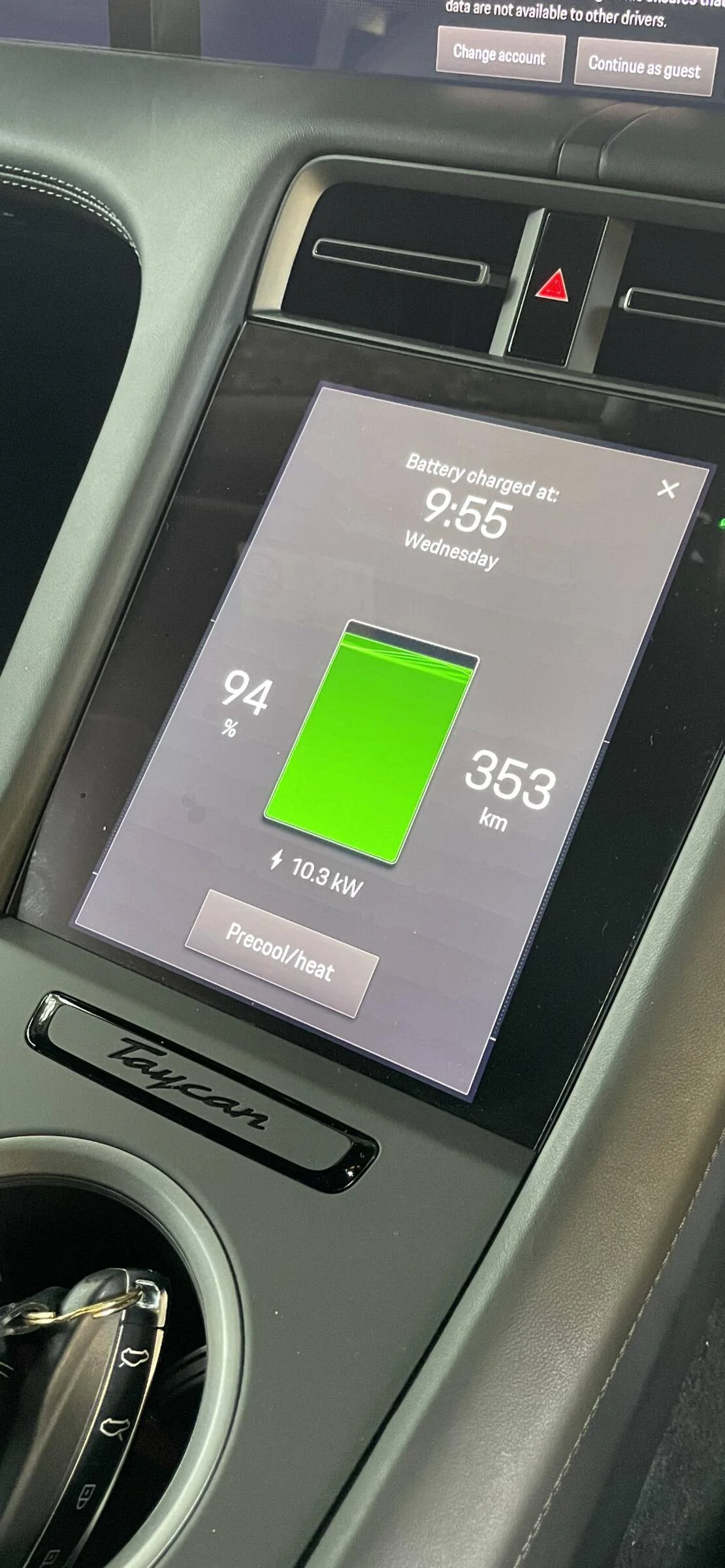 Porsche Taycan What is the reason to use pre heat/pre cool ? 0B8C208B-62EF-47EE-939F-1FA779A1304F