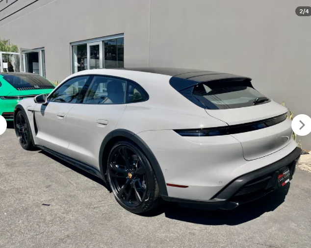 Porsche Taycan First GTS Sport Turismo Taycan in the wild Chalk CT