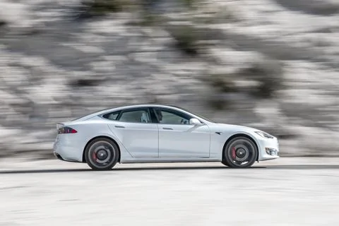 Porsche Taycan [Car and Driver Review] Porsche Taycan Turbo S vs. Tesla Model S Performance: Electric Flattery 114-1581028000.jpg?crop=0.829xw:0.829xh;0.0967xw,0
