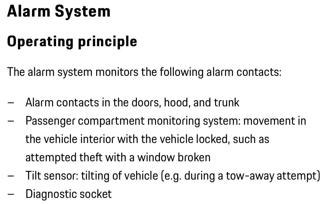 Porsche Taycan Taycan Security ? 49CB7270-E616-4A0F-A402-A4956E808778