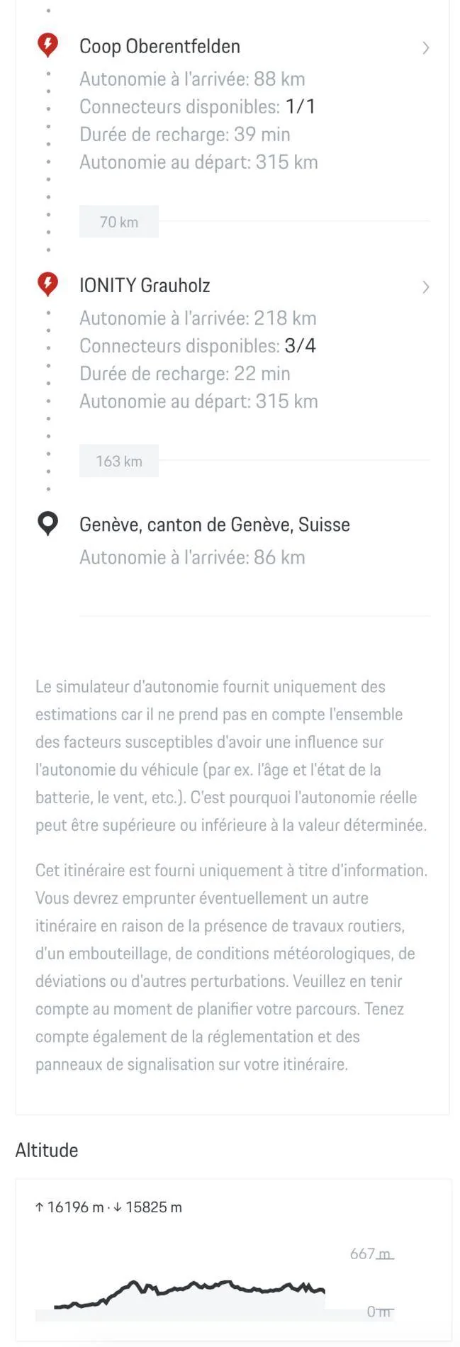 Porsche Taycan I hope the onboard Porsche Intelligent Range Manager is better than the online version ! Screenshot 2020-02-14 at 17.26.40 
