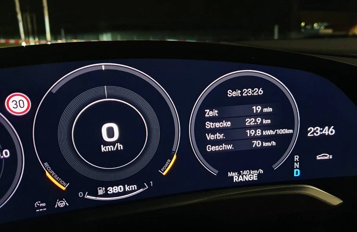 Porsche Taycan My Taycan 4S delivered in Germany T4S_Sub20kWh_InRangeMod
