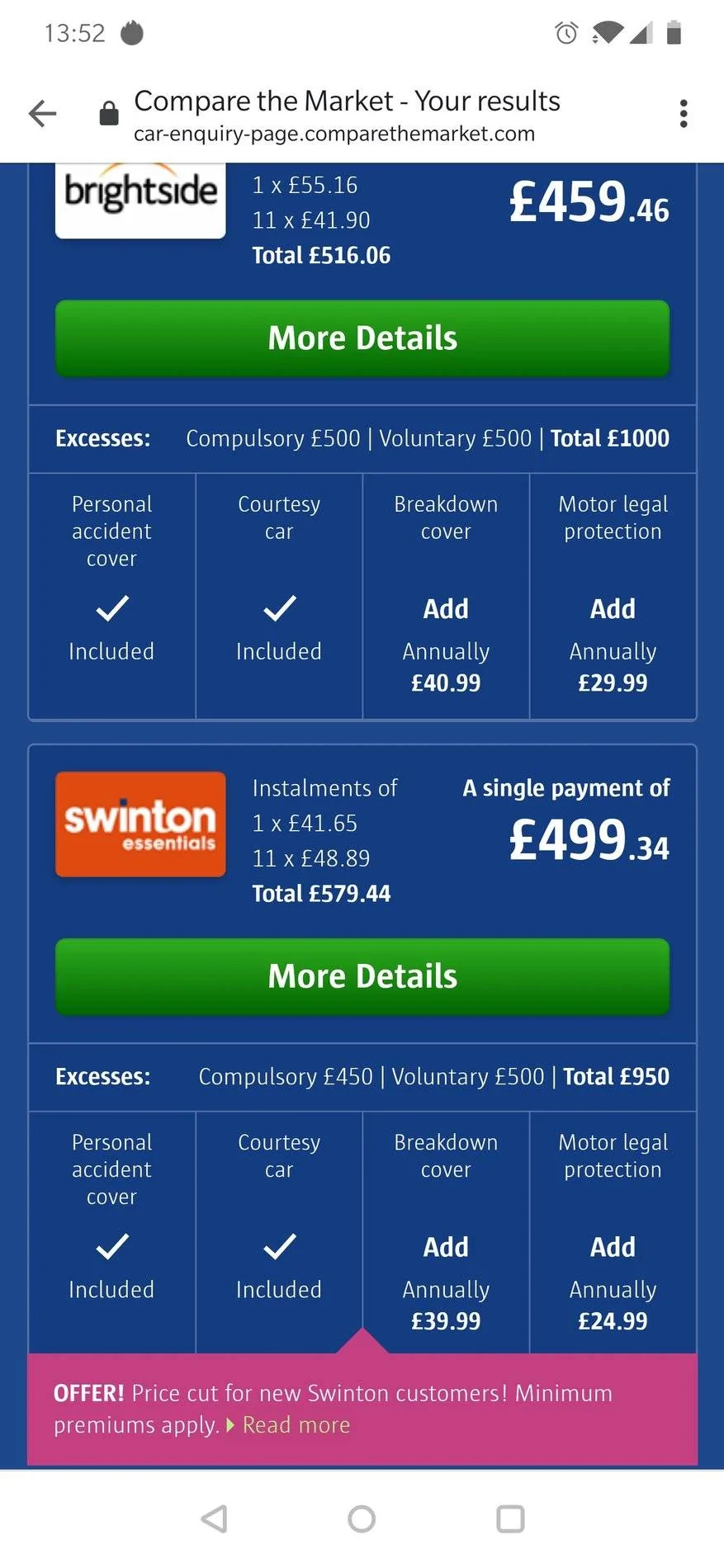 Porsche Taycan Annual Taycan Insurance Costs / Quotes? Screenshot_20200221-135229