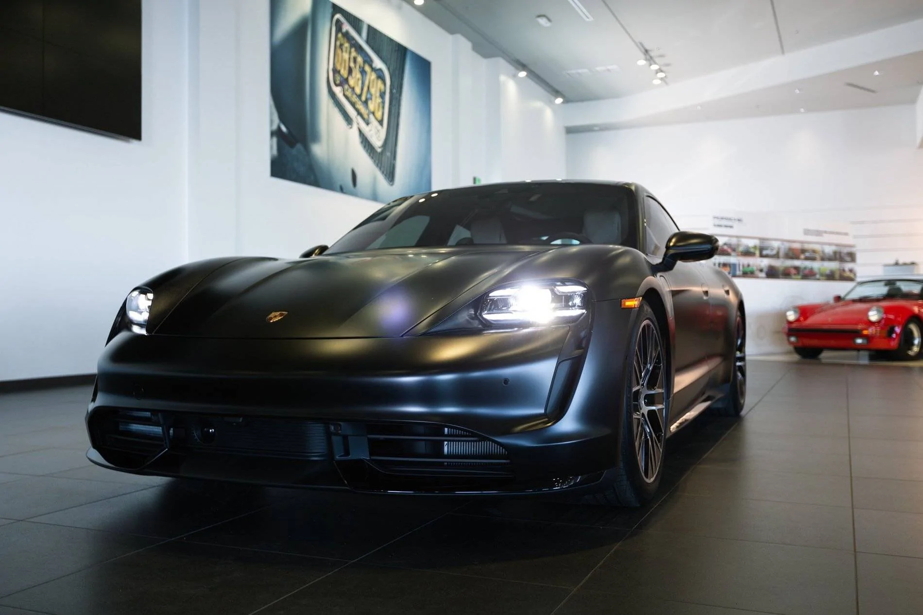 Porsche Taycan Matte Black Taycan Turbo Matte-Black-Taycan1