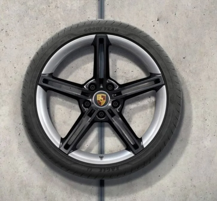 Porsche Taycan 21 inch wheels on 4S Mission_E_Design_21_inch
