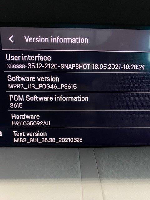 Porsche Taycan ? PCM 6 Update Announcement [Update: Retrofit Being Explored For Existing Taycans] 2CB9DA4D-2996-491A-9864-055577312E84