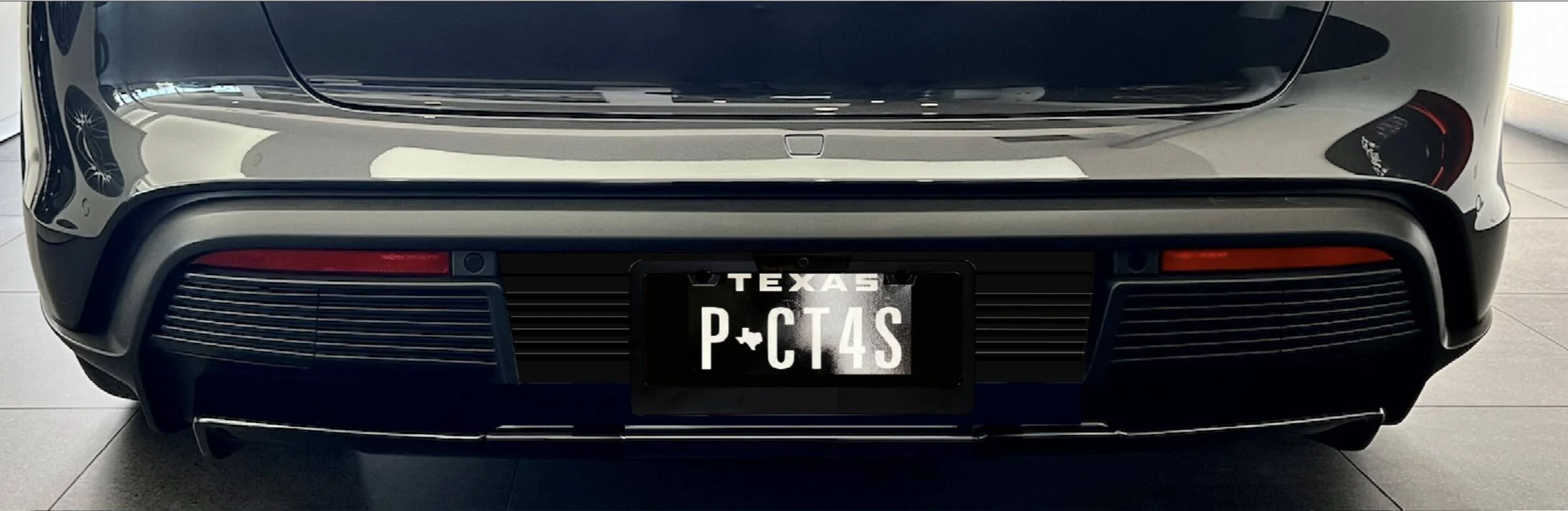 Porsche Taycan 3D Printed Removable Front Plate Mount for Taycan (Print Files Attached) Screen Shot 2022-01-31 at 11.45.52 AM
