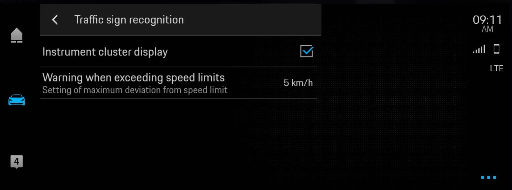 Porsche Taycan Adaptive Cruise Control + Sign Recognition? 1644238053673