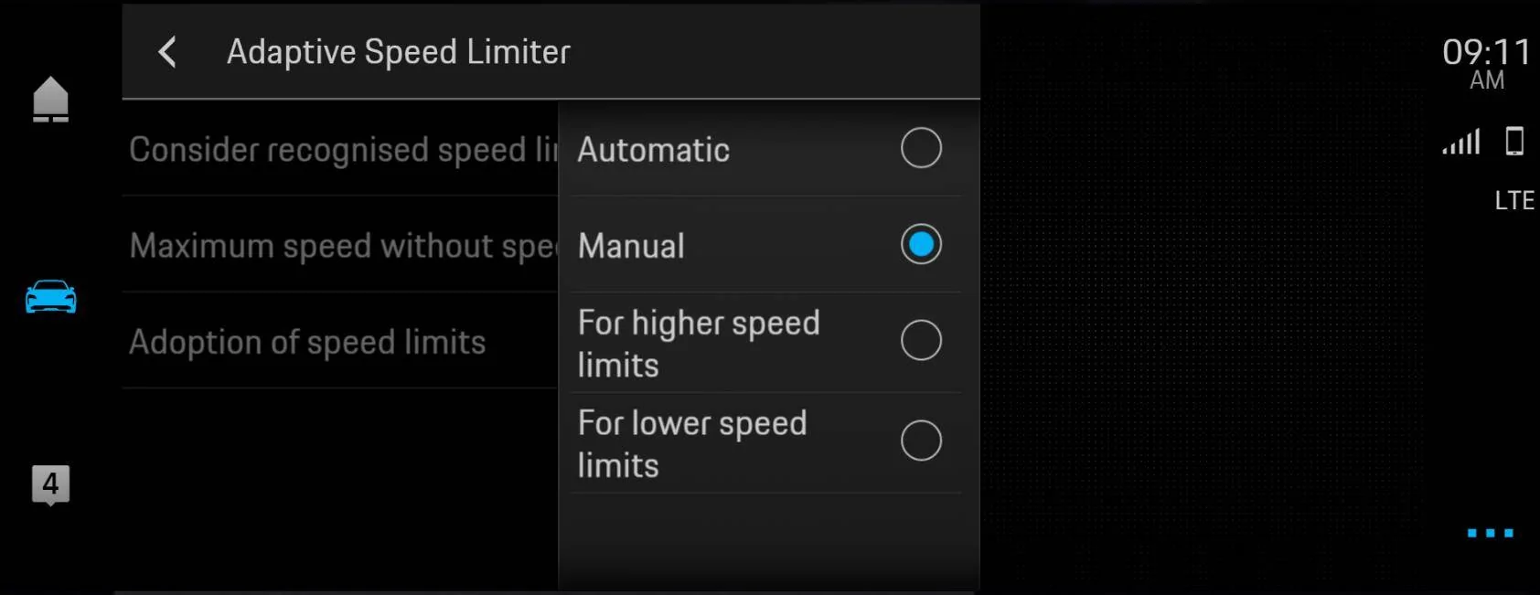 Porsche Taycan Adaptive Cruise Control + Sign Recognition? 1644238225932