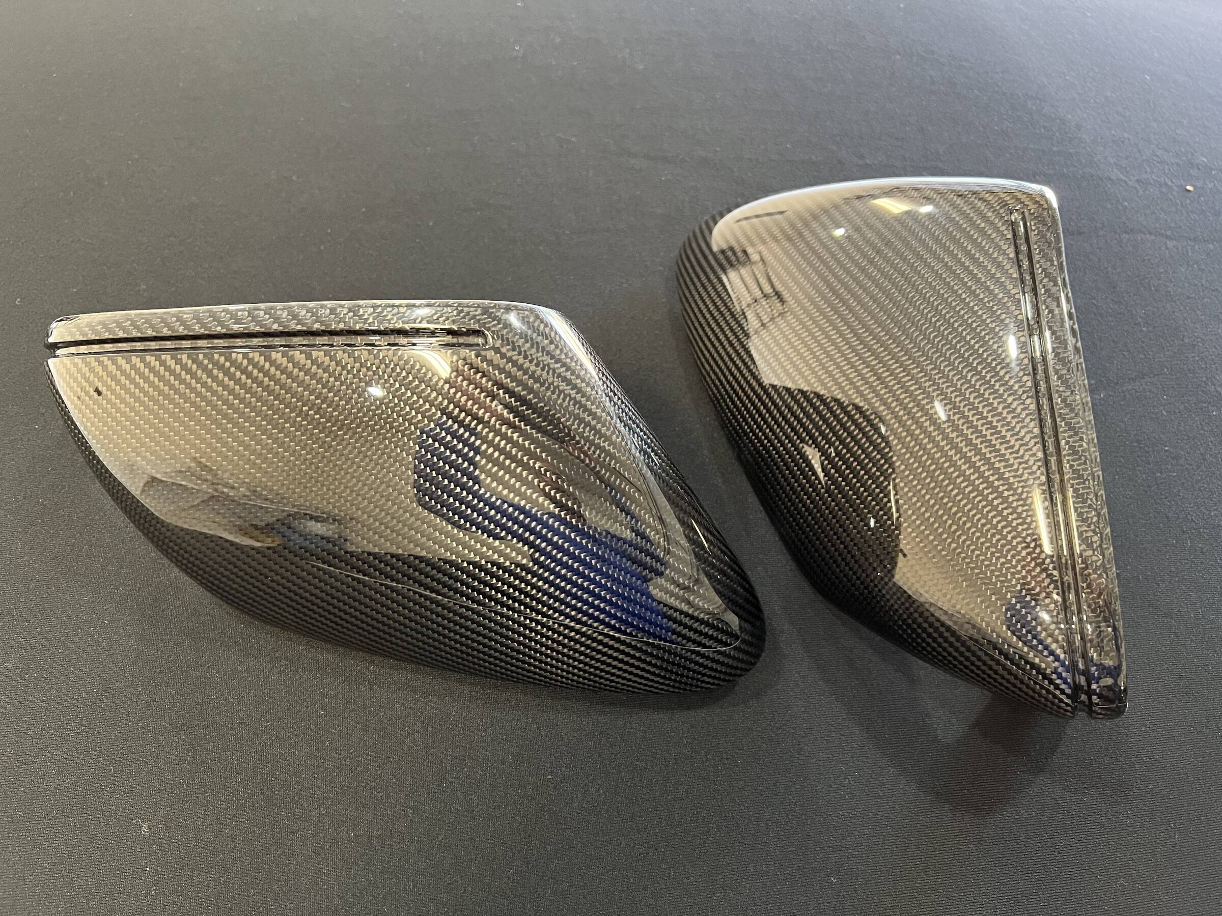 Porsche Taycan Porsche Taycan Carbon Fiber Mirror Covers O0ERmK