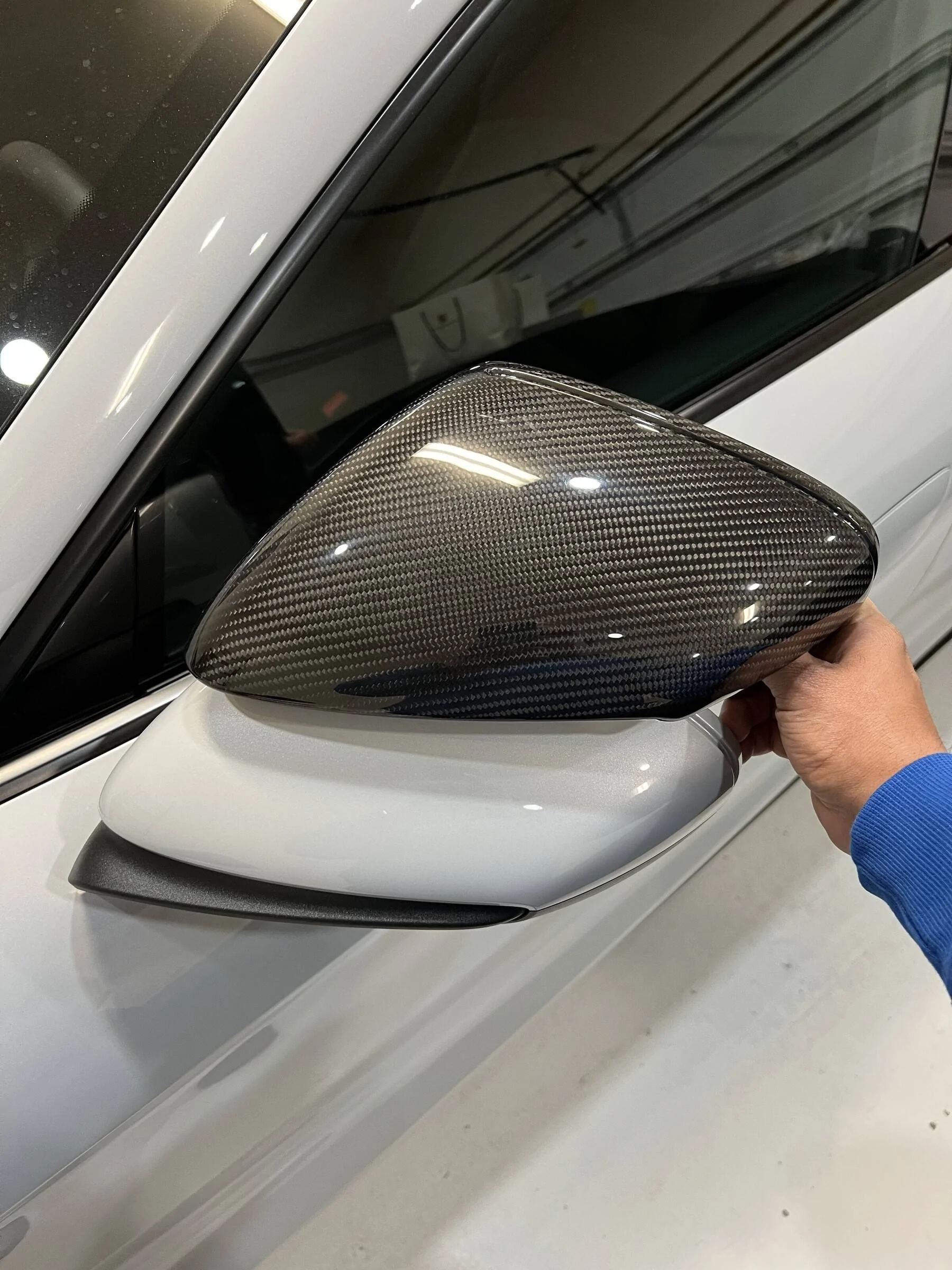 Porsche Taycan Porsche Taycan Carbon Fiber Mirror Covers 20sitz