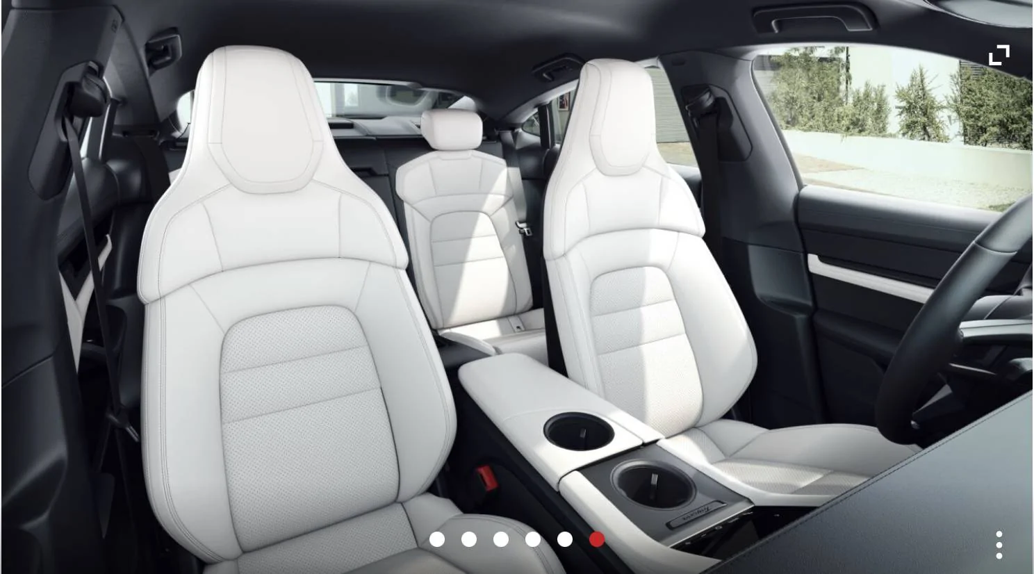 Porsche Taycan `Night Time Ambient Lighting in Chalk Crayon Interiors 48C6F309-062B-40BA-87A5-C27D20FDFD96