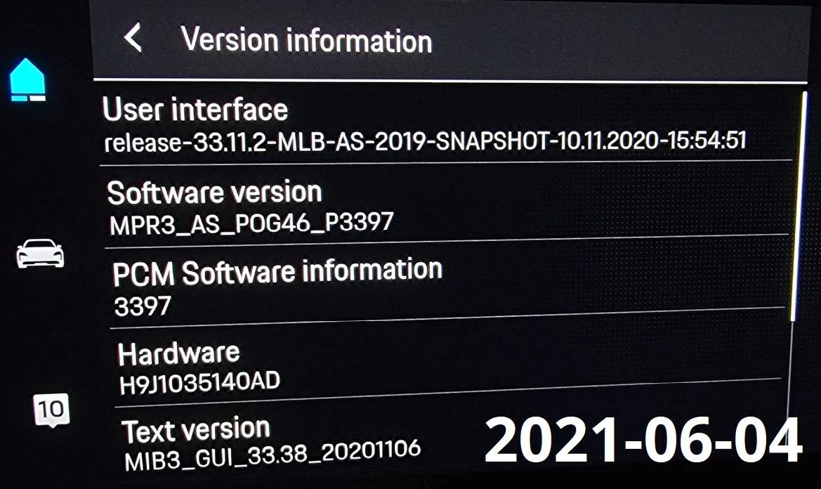 Porsche Taycan ? PCM 6 Update Announcement [Update: Retrofit Being Explored For Existing Taycans] PCMVersion20210604
