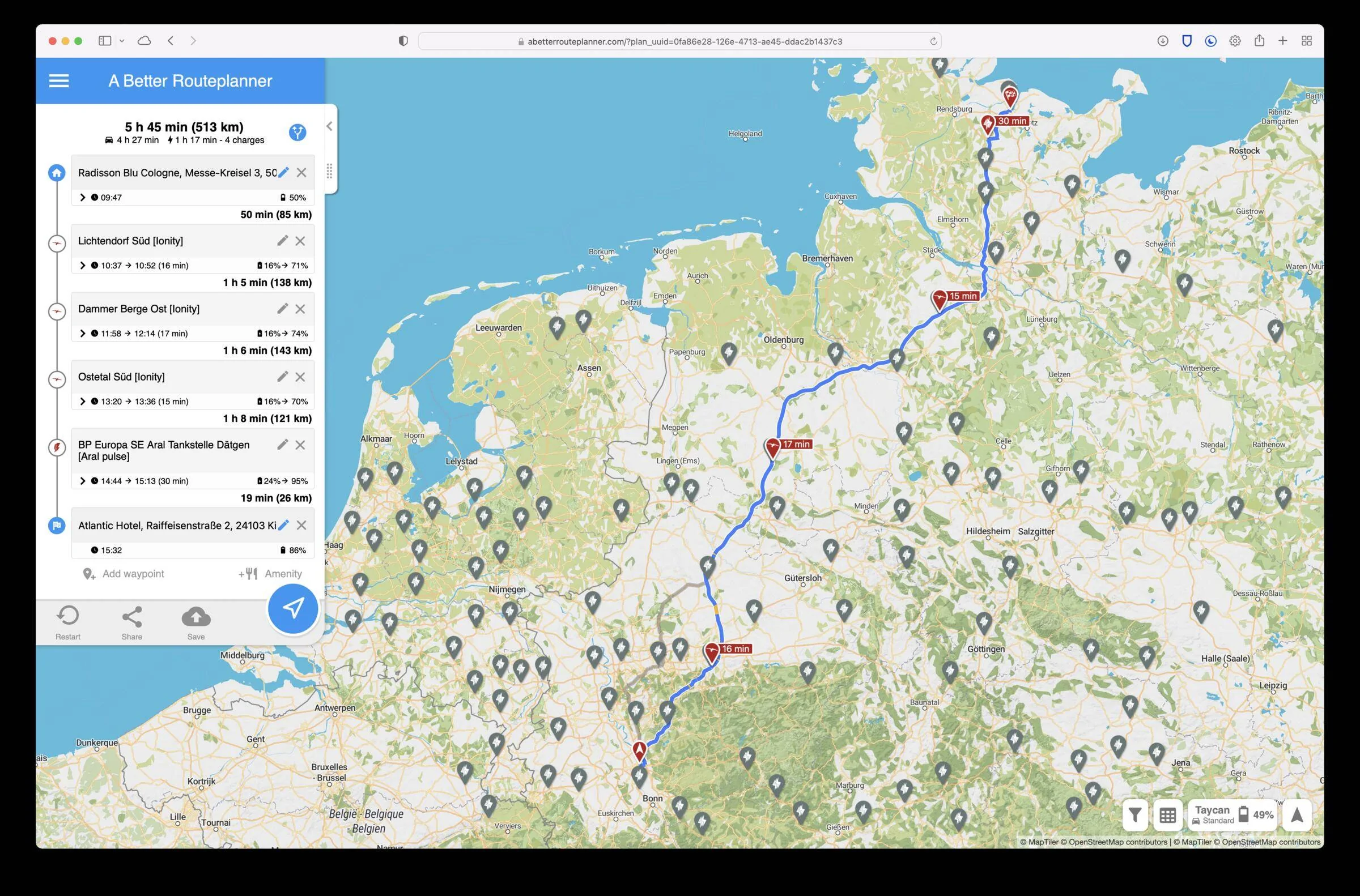 Porsche Taycan Taycan To The Arctic Circle Road Trip 2022 Screenshot 2022-02-04 at 08.47.25