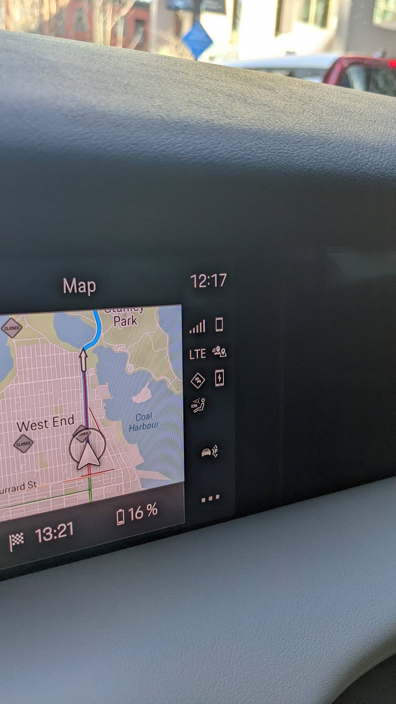 Porsche Taycan What do all these icons on the PCM mean? PXL_20220212_201723376