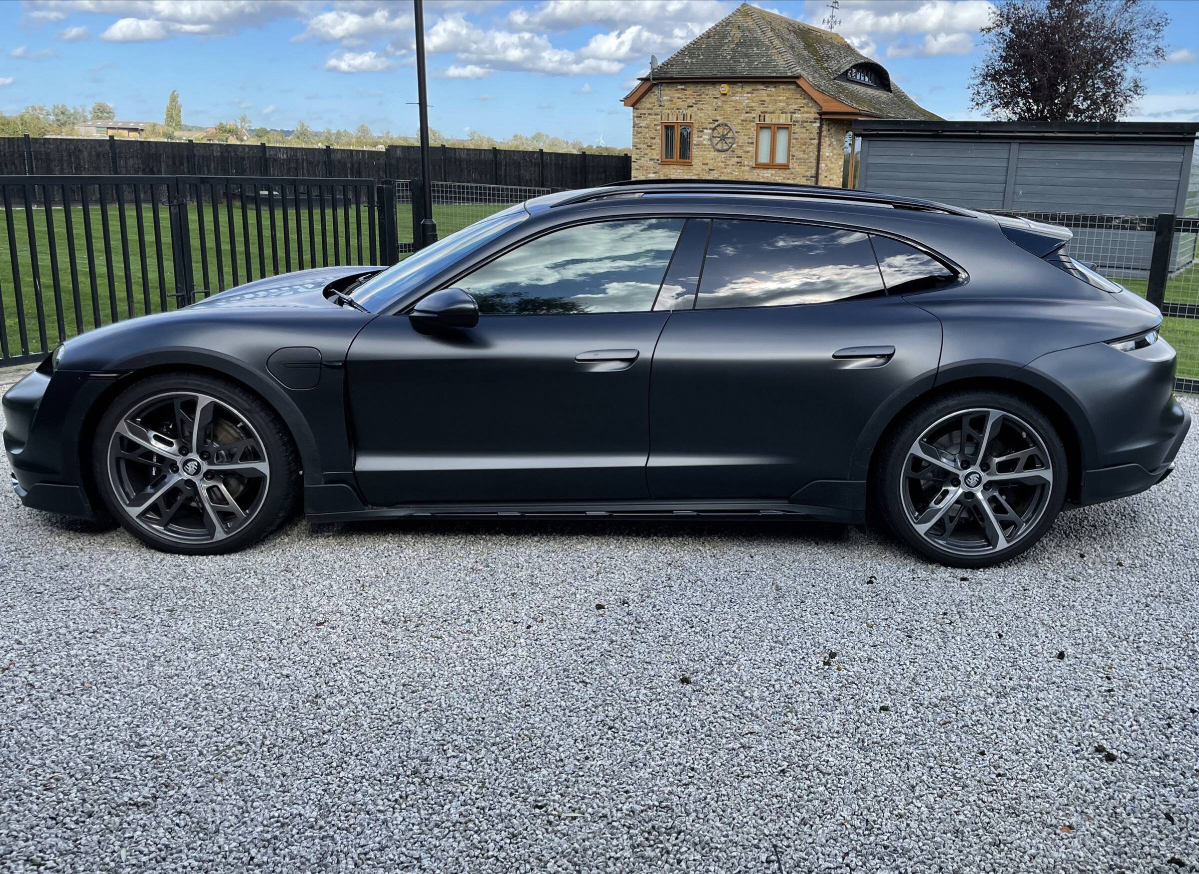 Porsche Taycan CT 4S Volcano Grey Gets XPEL Stealth PPF C2993571-60D2-4C0A-B661-D8A497DBD6D9