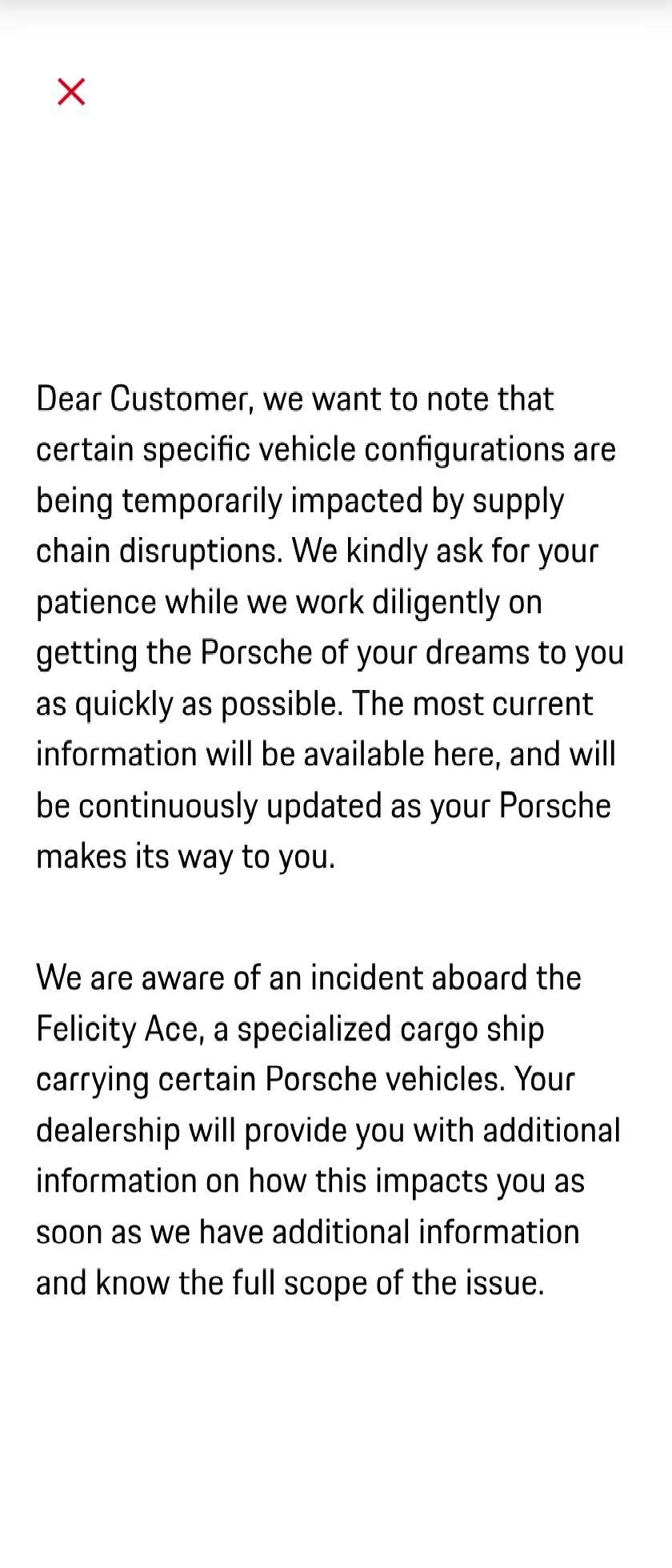 Porsche Taycan Felicity Ace ship on fire in the Atlantic carrying Porsches Screenshot_20220217-044535_Firefox