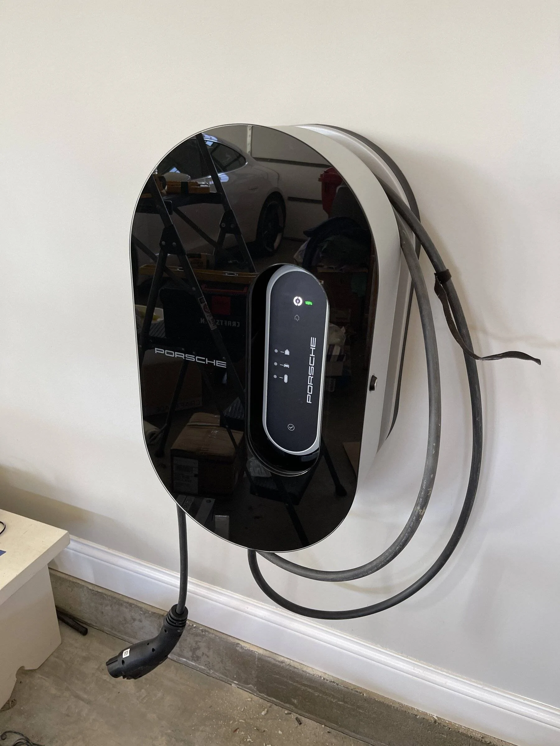 Porsche Taycan Show your home charging setup for your Taycan imag