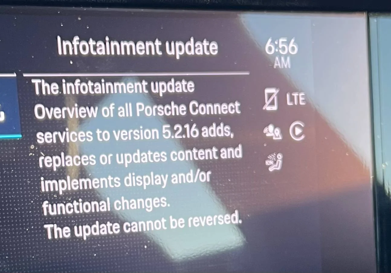 Porsche Taycan Porsche Connect Down? 8278248C-C5D9-4789-9F74-7A89AC4F213D