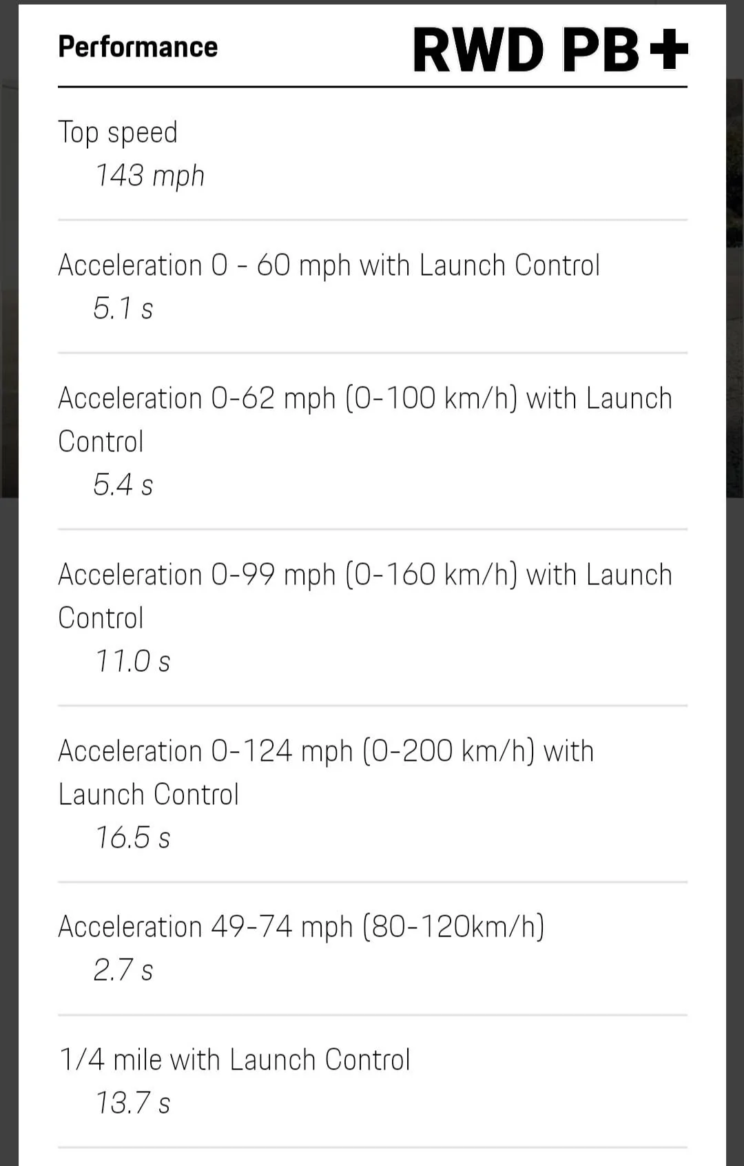 Porsche Taycan Taycan RWD vs Tesla Model 3 LR 0-100Kmph Acceleration ? Screenshot_20210912-065022_Chrom