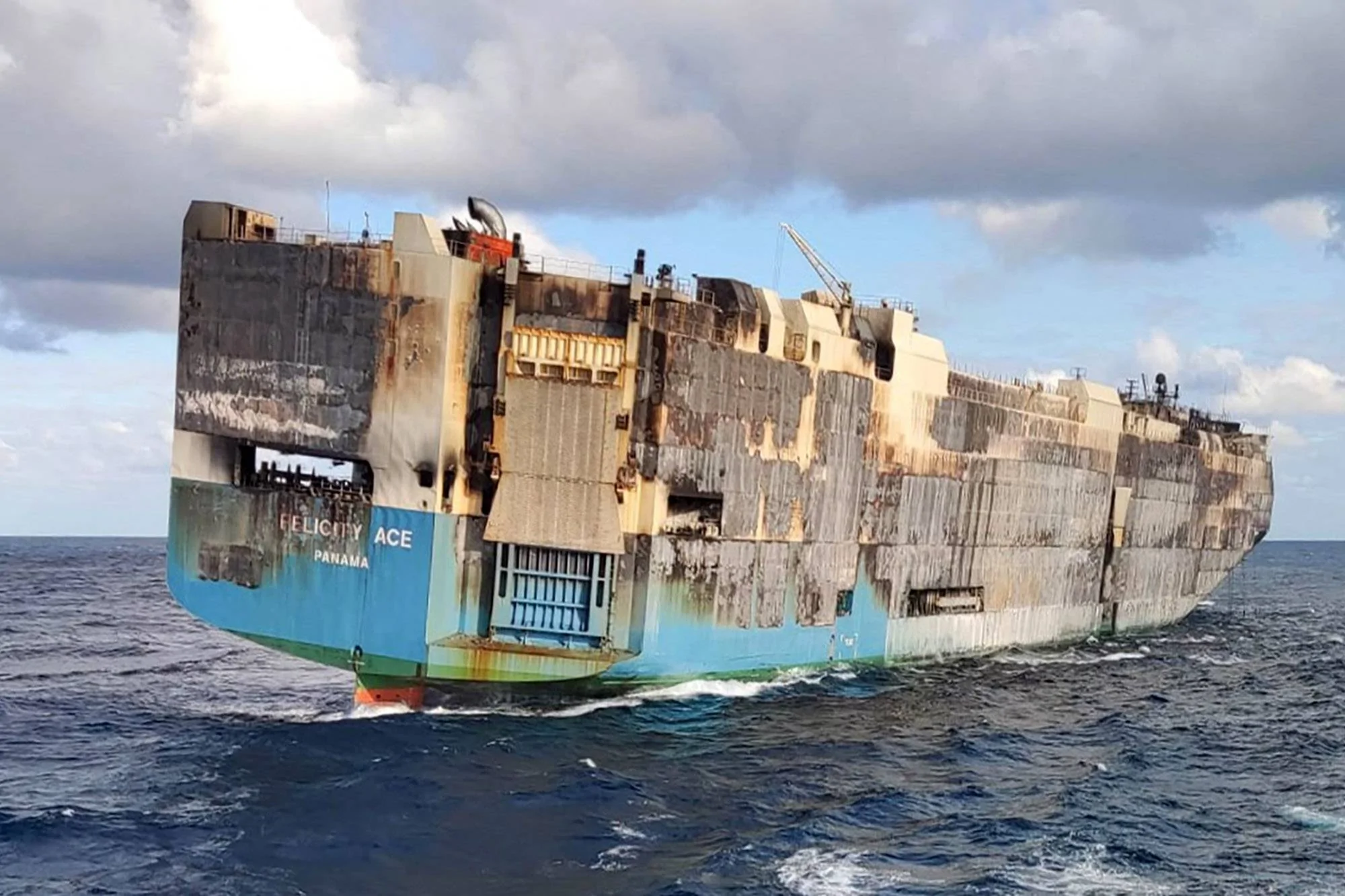 Porsche Taycan Felicity Ace has reportedly sunk felicity-ace-1b-1