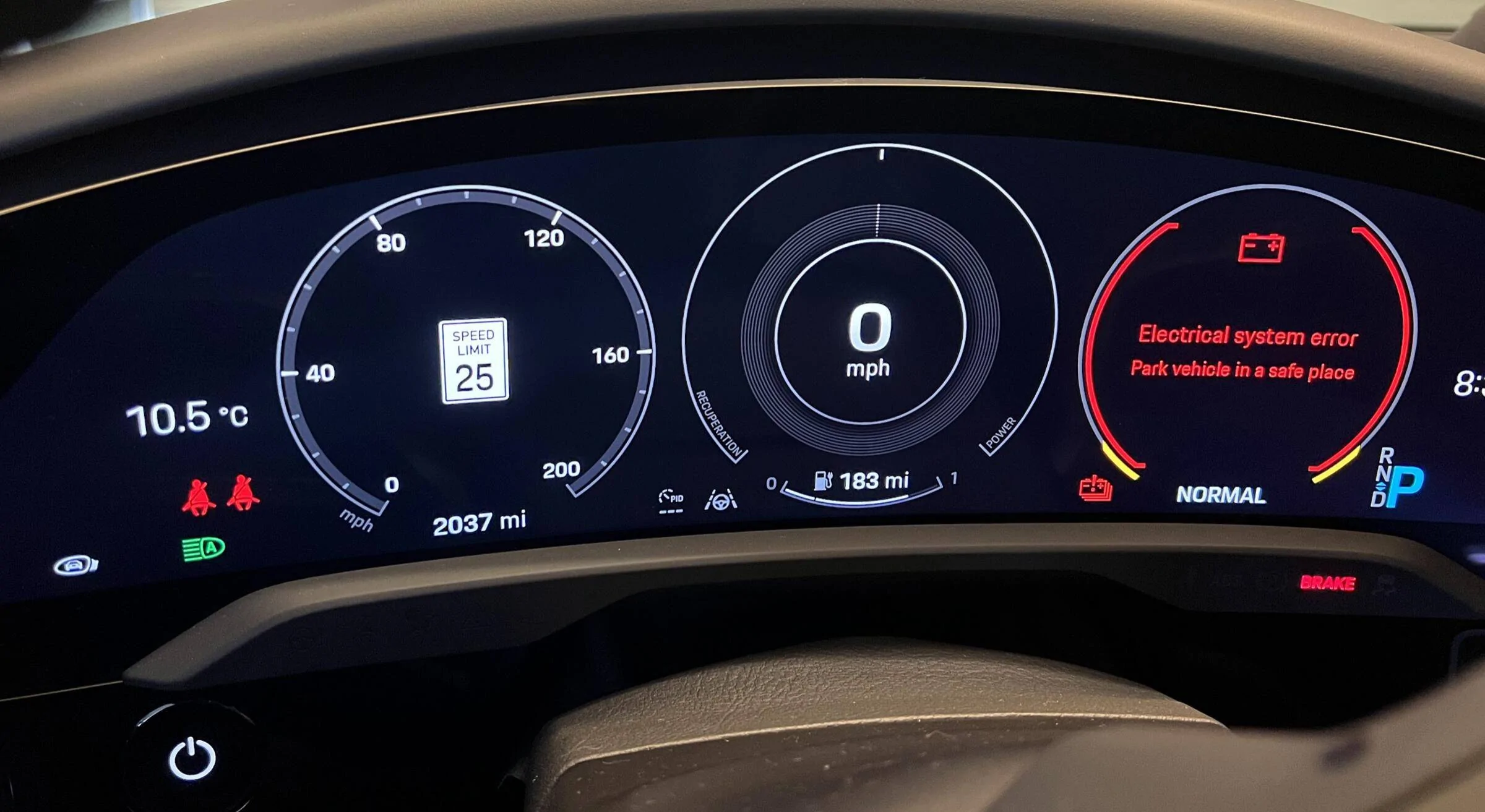 Porsche Taycan Stranded by "Electrical System Failure" 1646511153345