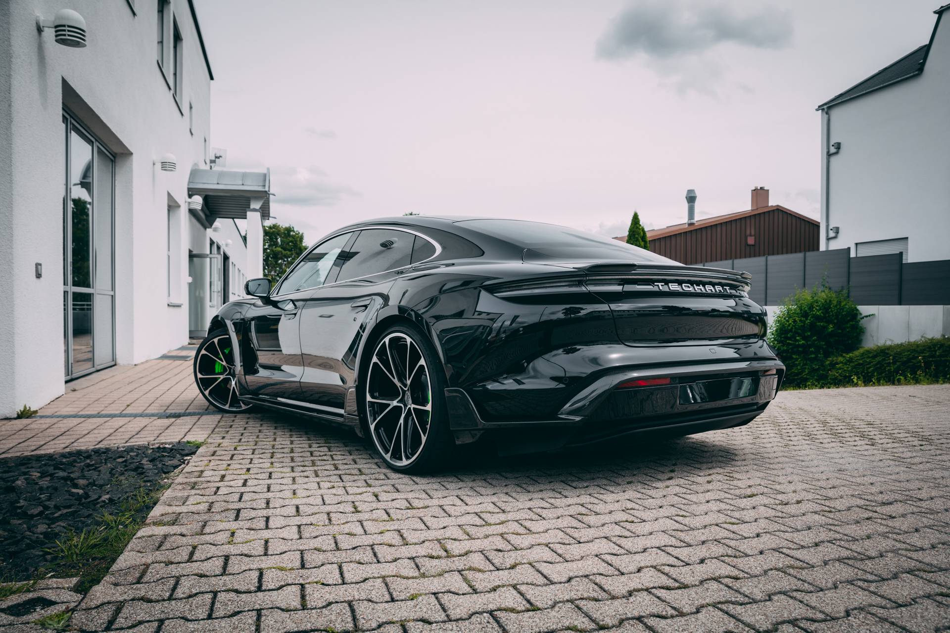 Porsche Taycan Replacement for the ugly USA OEM plate holder TECHART_Program_for_Taycan__3_of_23_