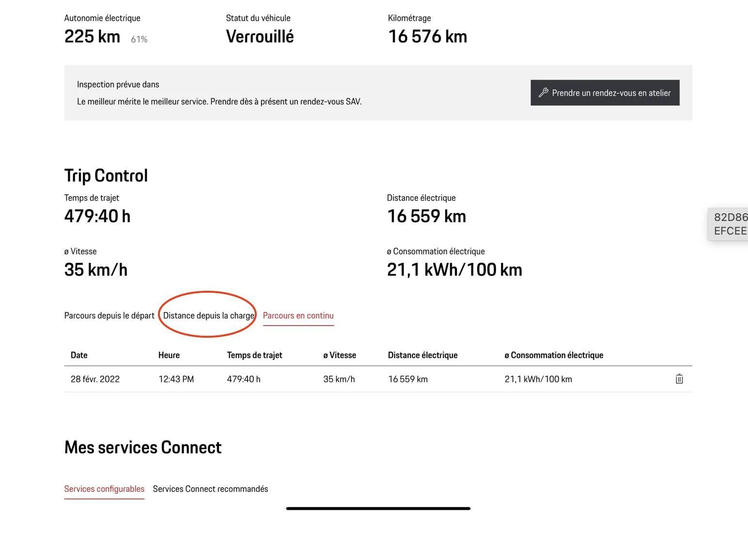 Porsche Taycan My mathematical mind's intuition was right !  Our Taycan's consumption figures are way off ! Screenshot 2022-03-08 at 13.01.50 