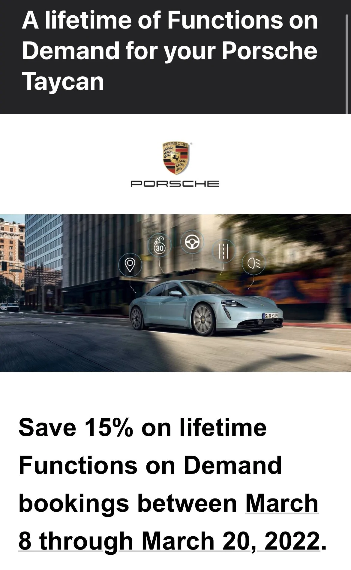 Porsche Taycan Just got my FOD invite email! DBE02E19-EF7B-4FFB-8482-959647B00DA3