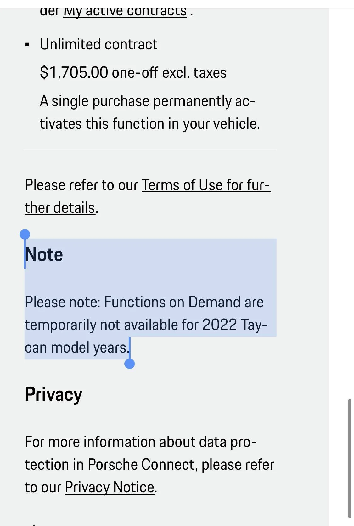 Porsche Taycan Fantastic Explanation & How-To of FoD (Function on Demand) Porsche Dynamic Light System Plus – Porsche Connect Store USA (Taycan) (1)