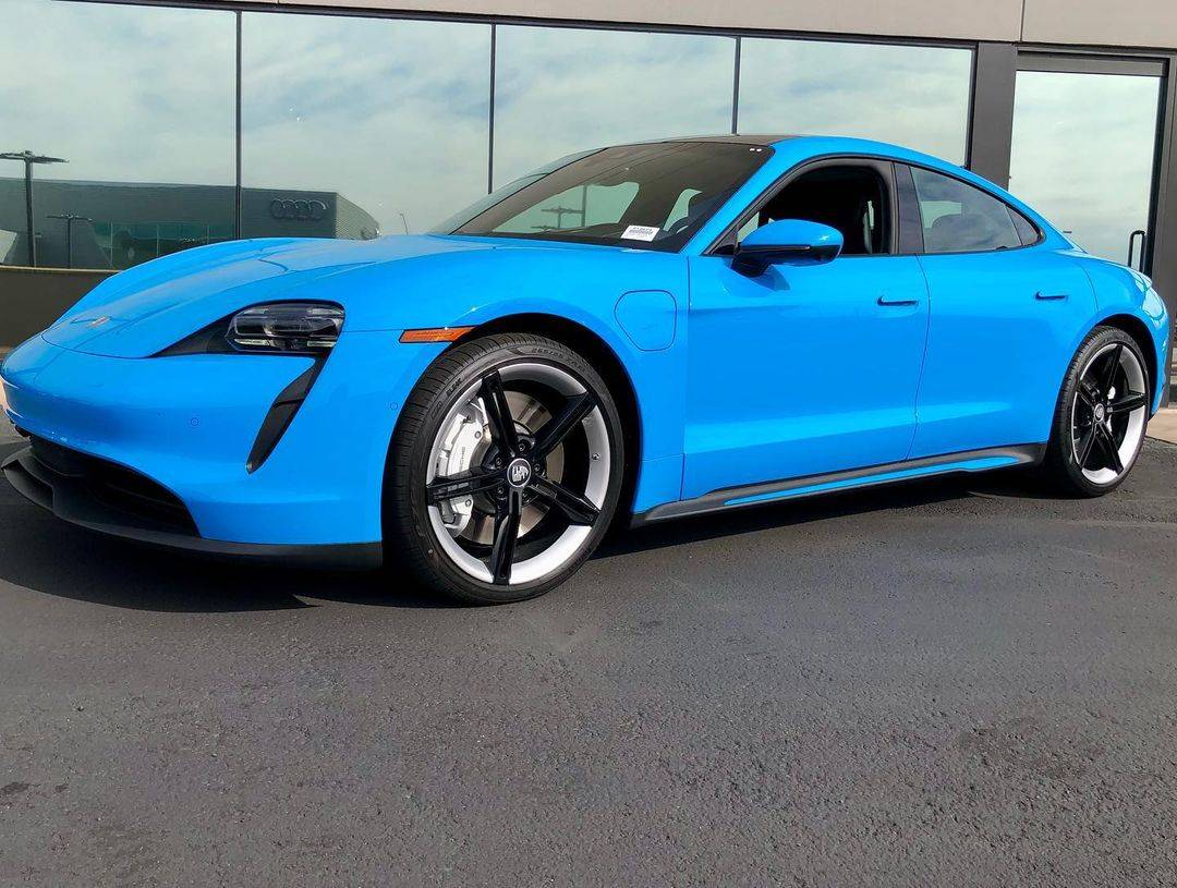 Porsche Taycan 🎨 PTS: PAINT TO SAMPLE Taycan Club & Photos Thread 275523805_708823250239011_442062409009711417_n